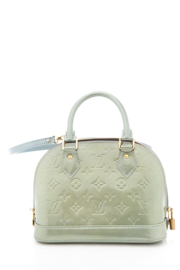 Louis Vuitton 2011 Green Vernis Alma Handbag Online