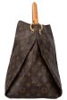 LOUIS VUITTON Artsy MM Hobo Bag MNG Canvas Online now