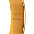 Gold Louis Vuitton Loquet Wide Enamel Bracelet Online Hot Sale