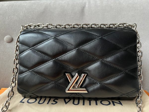 Louis Vuitton Twist PM GO-14 Malletage Pochette Soir in Black Online