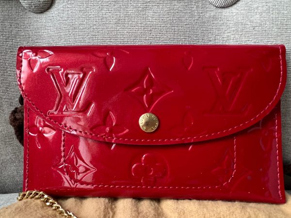 Louis Vuitton Vernis Envelope Plate Pouch For Sale