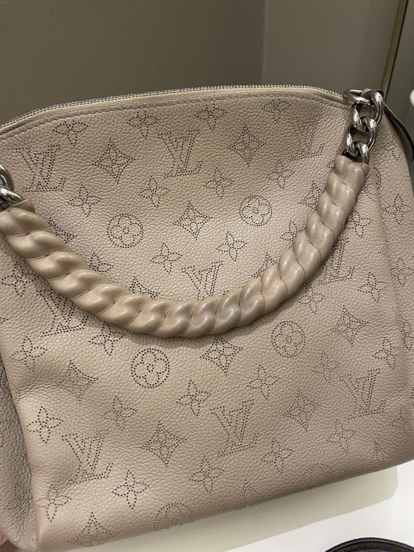 Louis Vuitton Babylone BB Two-Way Bag Galet Beige Mahinda Leather For Cheap