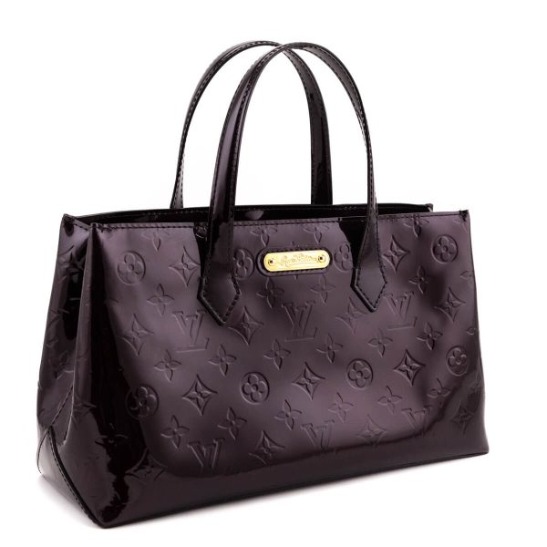 Louis Vuitton Amarante Monogram Vernis Wilshire PM Fashion