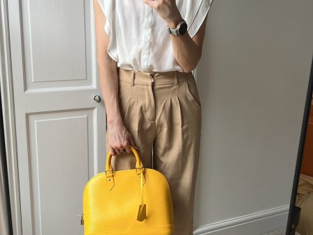 Louis Vuitton Alma PM Citron Yellow Epi Hot on Sale