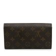 Brown Louis Vuitton Monogram Sarah Long Wallet Online now