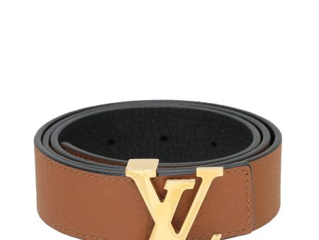 Louis Vuitton Bicolor Initiales Taurillon Reversible Belt 30 Fashion