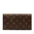 Brown Louis Vuitton Monogram Sarah Long Wallet Cheap