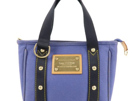 Louis Vuitton Antigua Cabas PM Hand Bag Blue M40090 Online Hot Sale