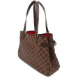 LOUIS VUITTON Batignolles Horizontal Red N48179 Damier Ebene Canvas Fashion