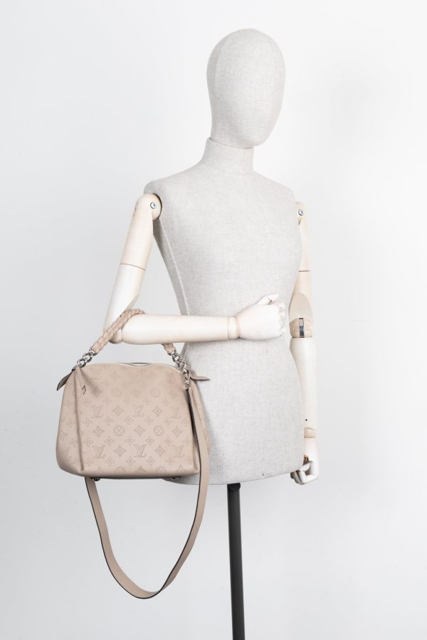 LOUIS VUITTON Babylone BB Bag Mahina Grey For Discount