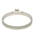 Gray Louis Vuitton Kelly H Lock Bangle Costume Bracelet Hot on Sale