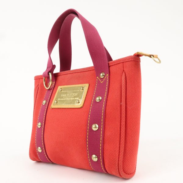 Louis Vuitton Antigua Cabas PM Hand Bag Rouge M40037 Discount