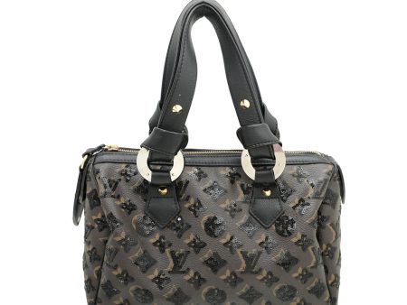 Louis Vuitton Bicolor Monogram Eclipse Speedy 28 Bag Sale