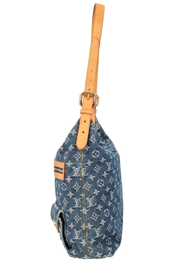 LOUIS VUITTON Baggy Bag GM Denim Blue Supply