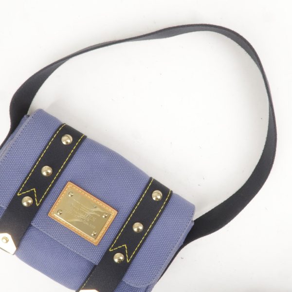 Louis Vuitton Antigua Besace PM Shoulder Bag Blue M40081 Sale