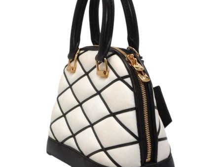 LOUIS VUITTON Alma White Black M23761 Lamb Leather Size BB Sale