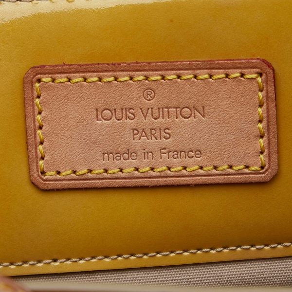 Gold Louis Vuitton Monogram Vernis Reade MM Tote Bag Online Sale