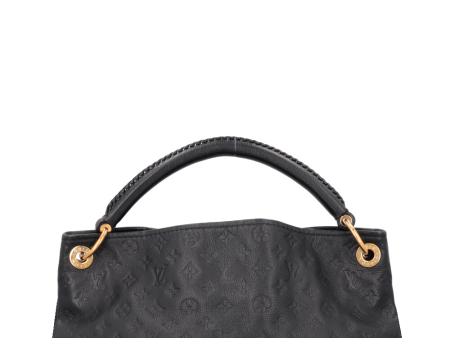 LOUIS VUITTON Artsy MM Bag MNG Empreinte Black For Cheap