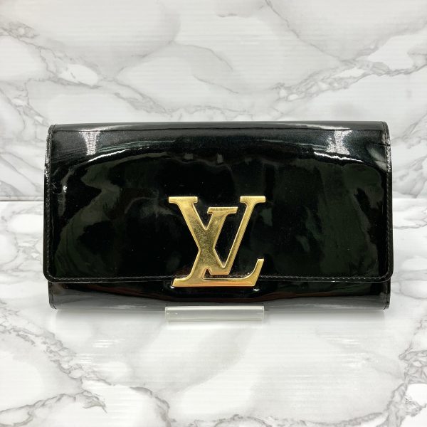 LOUIS VUITTON  Vernis Louise Long wallet Fashion