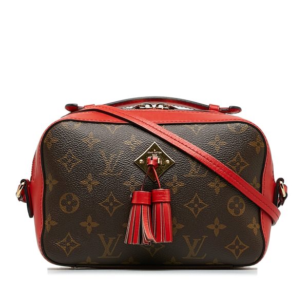 Brown Louis Vuitton Monogram Saintonge Crossbody Bag on Sale