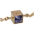 Gold Louis Vuitton Gamble Crystal Bracelet Online Hot Sale