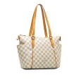 LOUIS VUITTON Totally PM in Damier Azur N41280 Tote Bag White Hot on Sale