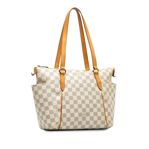 LOUIS VUITTON Totally PM in Damier Azur N41280 Tote Bag White Hot on Sale