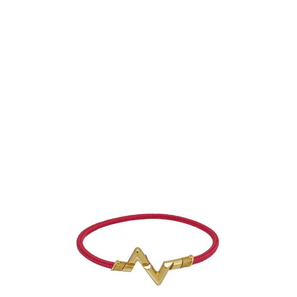 Louis Vuitton 18K Yellow Gold Volt Upside Down Play Small Bracelet 15 Online Sale