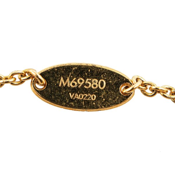 Gold Louis Vuitton Essential V Bracelet Online