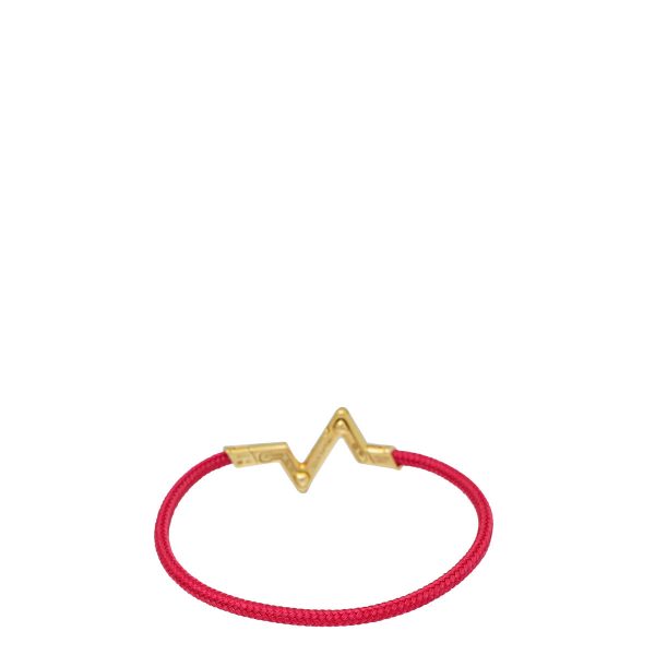 Louis Vuitton 18K Yellow Gold Volt Upside Down Play Small Bracelet 15 Online Sale