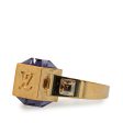 Gold Louis Vuitton Crystal Gamble Cocktail Ring Hot on Sale