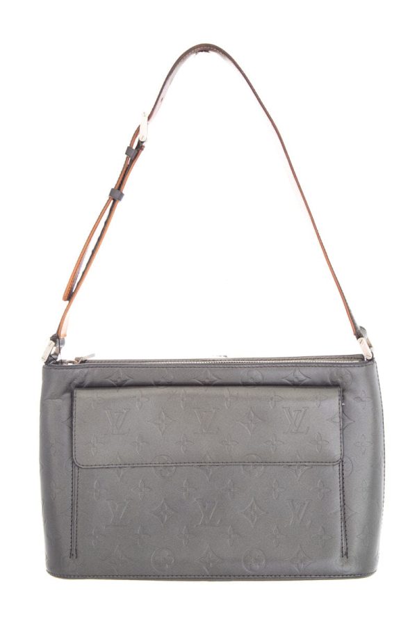 Louis Vuitton 2003 Grey Mat Monogram Handbag on Sale