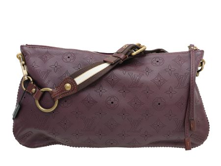 Louis Vuitton Aubergine Mahina Onatah Pochette Bag For Sale