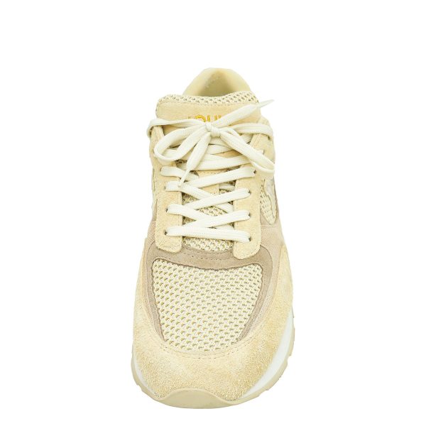 Louis Vuitton Beige Mesh and Suede Run Away Sneaker 9 Online Sale