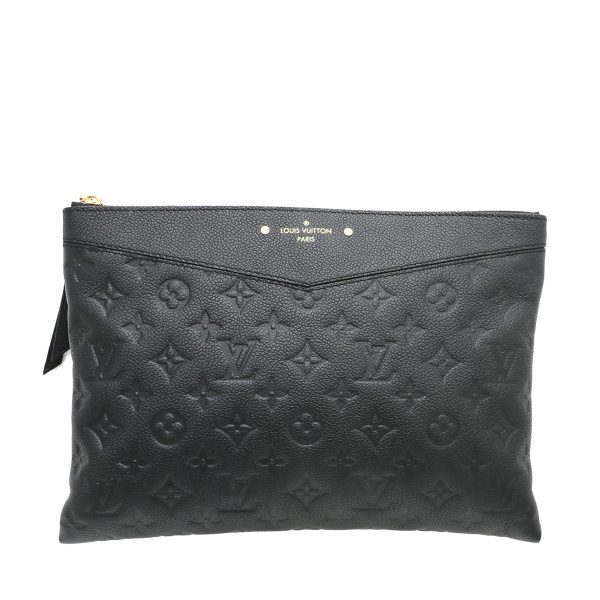 Louis Vuitton Black Empreinte Daily Pouch Cheap