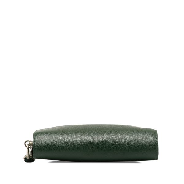 Green Louis Vuitton Taiga Baikal Clutch Bag Online Hot Sale