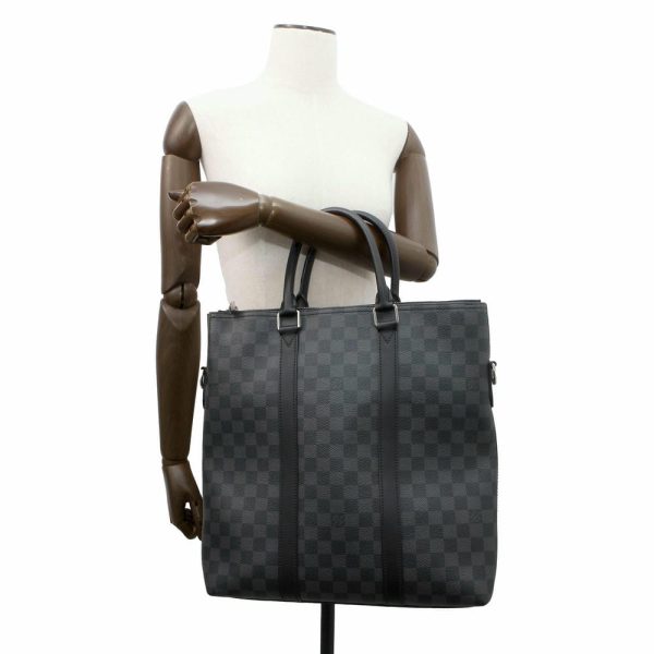 LOUIS VUITTON Anton Tote Noir N40000 Damier Graphite Online Hot Sale