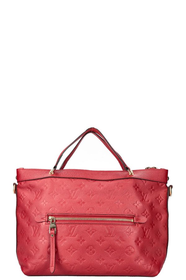 LOUIS VUITTON Bastille Bag Empreinte Red on Sale