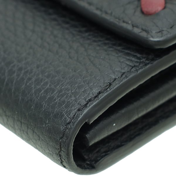 Louis Vuitton Black Capucines Long Wallet W  Braided Detail Online