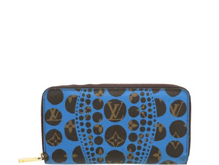 Louis Vuitton Bicolor Yayoi Kusama Pumpkin Dots Zippy Wallet Online now