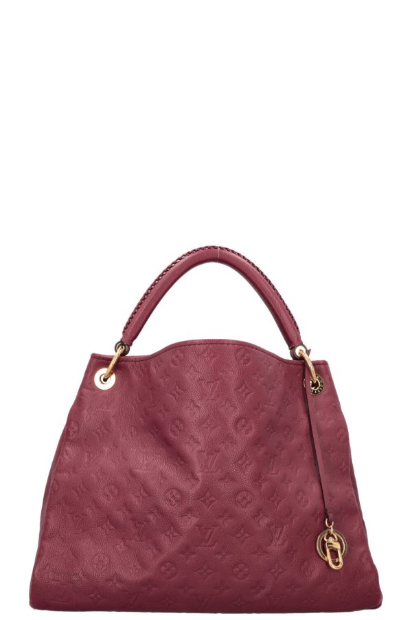 LOUIS VUITTON Artsy MM Bag Empreinte Fuchsia Cheap