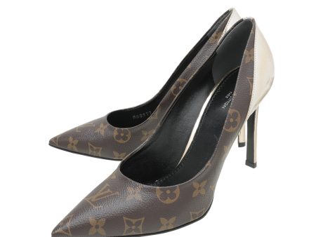 Louis Vuitton Bicolor Monogram Cherie Pumps 40 Hot on Sale