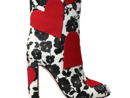 Dolce & Gabbana  Floral Print Ankle Boots Sale