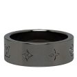 Gray Louis Vuitton LV Instinct Gunmetal Ring Hot on Sale