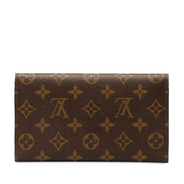 Brown Louis Vuitton Monogram Porte Tresor International Long Wallets Supply