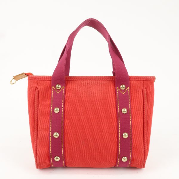 Louis Vuitton Antigua Cabas PM Hand Bag Rouge M40037 Discount