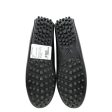 Louis Vuitton Black Logo Enamel Bar Embellished Loafers 38.5 Supply