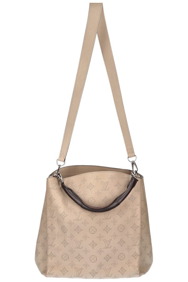 LOUIS VUITTON Babylone PM Mahina Beige For Sale