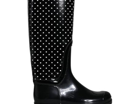 Dolce & Gabbana  Polka Dot Rain Boots Online Hot Sale