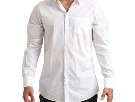 Dolce & Gabbana  Men s White Classic Cotton Shirt Fashion